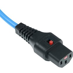 IEC Lock (2028163) 2m Bleu Rallonge secteur C13 C14