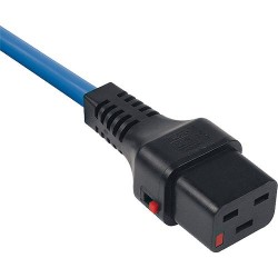 IEC Lock (2028355) 2m Bleu Rallonge secteur C19 C20