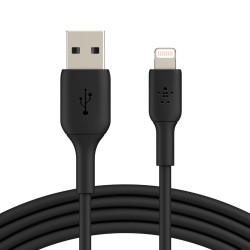 Belkin USB-A Lightning 1m Noir