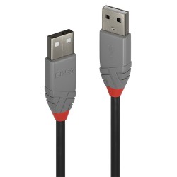 Lindy USB-A 0,2m Anthra (36690)