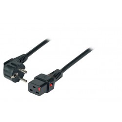 IEC Lock (2028451) 2m Noir Cordo secteur FR C19