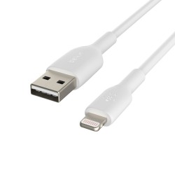 Belkin USB-A Lightning 2m Blanc
