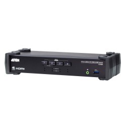 ATEN CS1824 Commutateur KVMP HDM 4K 4x USB 3.0 - mélangeur