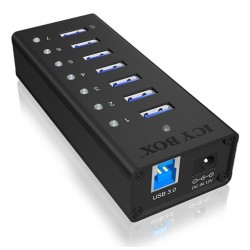 ICY BOX HUB 7x USB 3.0 IB-AC618