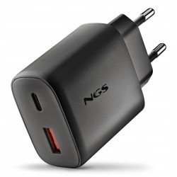 NGS Chargeur mural noir GaN 45W