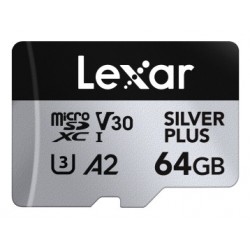 Lexar Silver Plus microSD 64Go